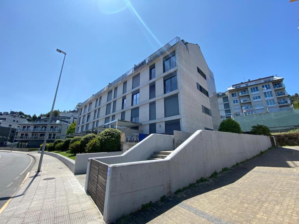 Apartament Baiona, Playa Santa Marta, Piscina Zewnętrze zdjęcie